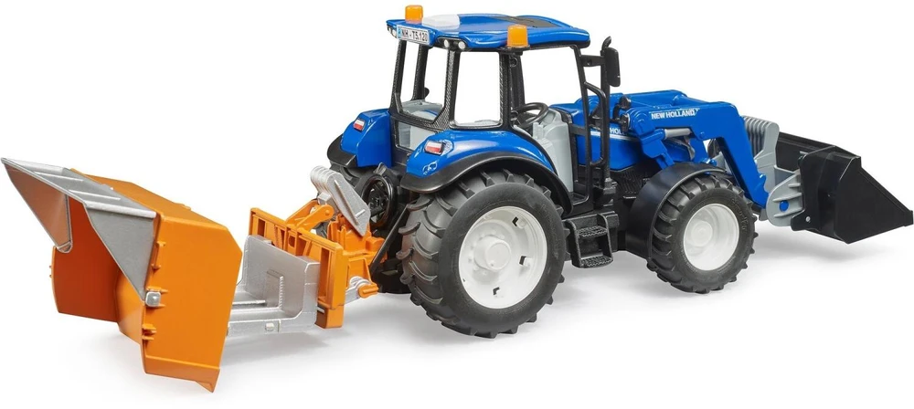 Bruder Ata BRUDER traktorius NewHolland TS.120 su krautuvu 02187