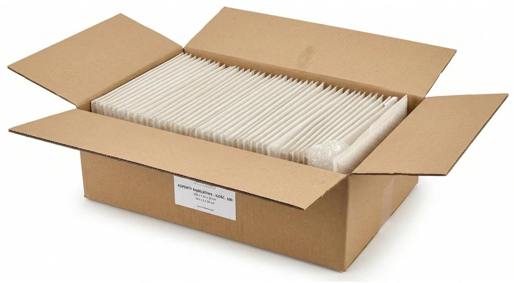 Bstech BESTPAK Burbuliniai vokai paminkštinti vokai B12 140x220 200 vnt. Baltas