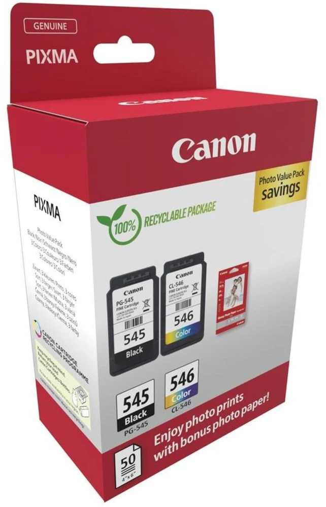 Canon PG-545/CL-546 rašalo kasetė, sudėtinė pakuotė