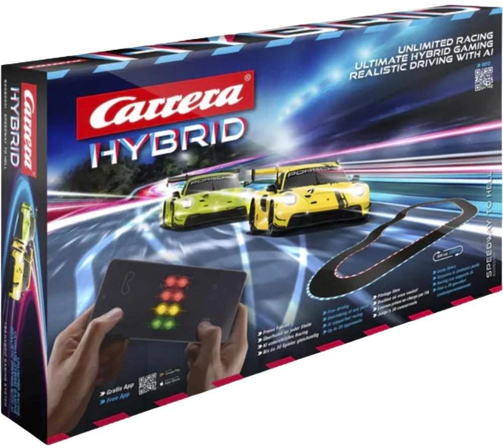 Carrera Hybrid Žalias Hell hibridinis lenktynių rinkinys