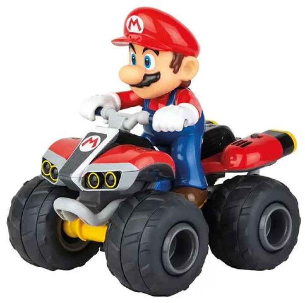 Carrera RC automobilis MarioKart Quad 370200970, 1:20, 9 km/h, 2.4 GHz, 30 min, USB, Mario