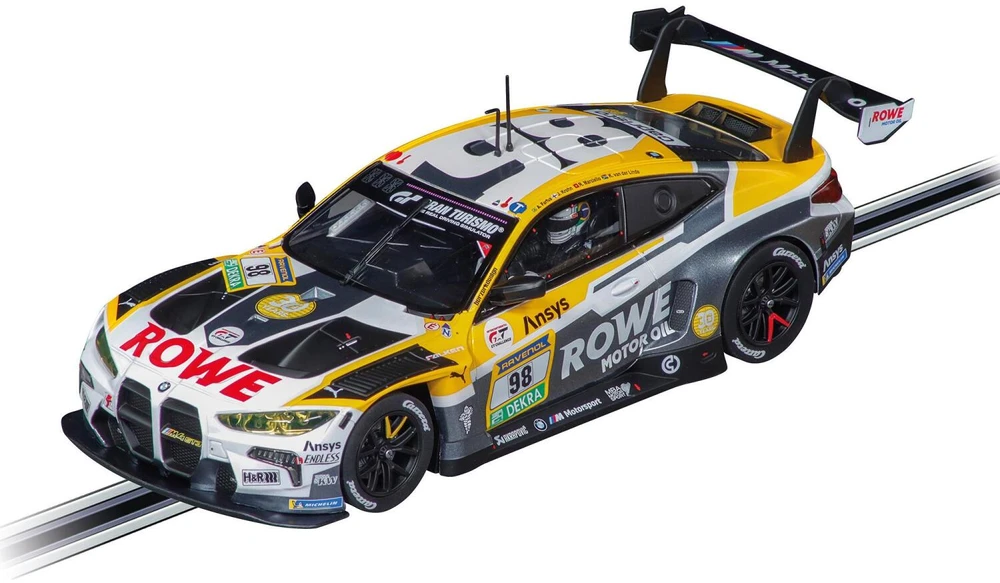 Carrera Žaislinis automobilis 20024013, 1:24, Digital 124, BMW M4 GT3 Evo, juoda, geltona, plastikas, judančios dalys