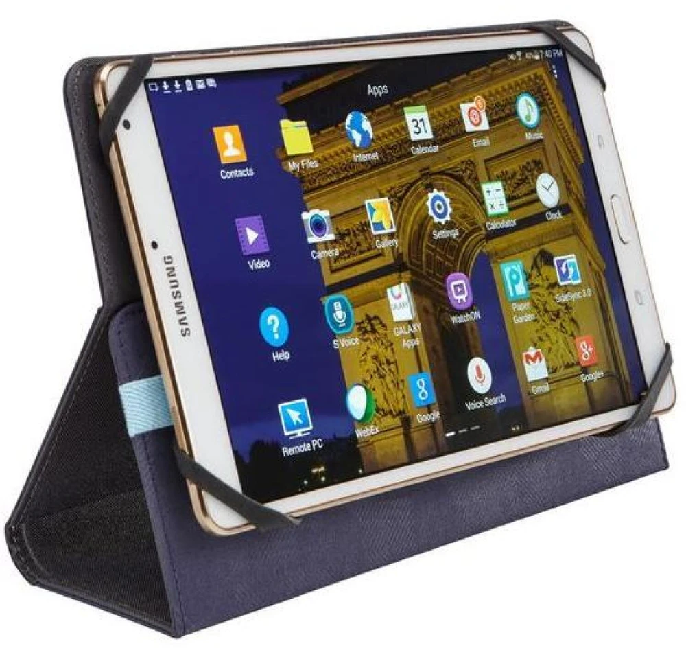 Case Logic SureFit Slim 20,3 cm (8") „Folio“ Mėlyna, Žalia
