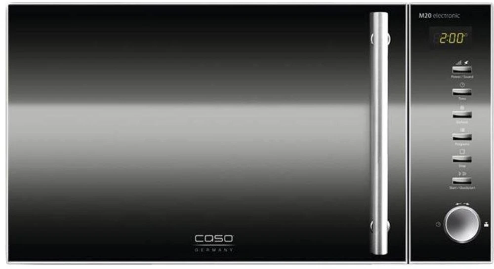 Mikrobangų krosnelė Caso | Microwave orkaitė | M 20 | Free standing | 800 W | Nerūdijantis plienas