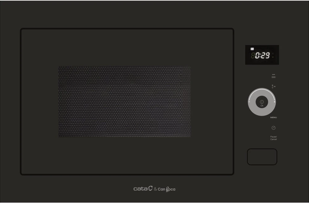 Mikrobangų krosnelė CATA | Microwave Oven | MC B250 DT | Built-in | 25 L | 900 W | Grilis | Juodas