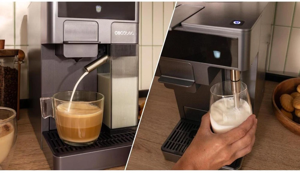 Cecotec Kavos aparatas | FreeStyle Latte T | Slėgis 20 bar | Su pieno plakikliu | Automatinis | Pilkas | 1350 W