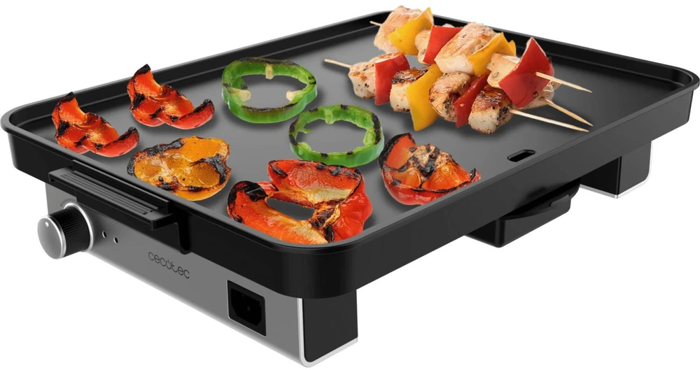 Cecotec stalinis grilis Magnet 1800 1750, 1800W, 40x30cm, elektrinis, reguliuojamas, neprideganti, nuimama plokštė