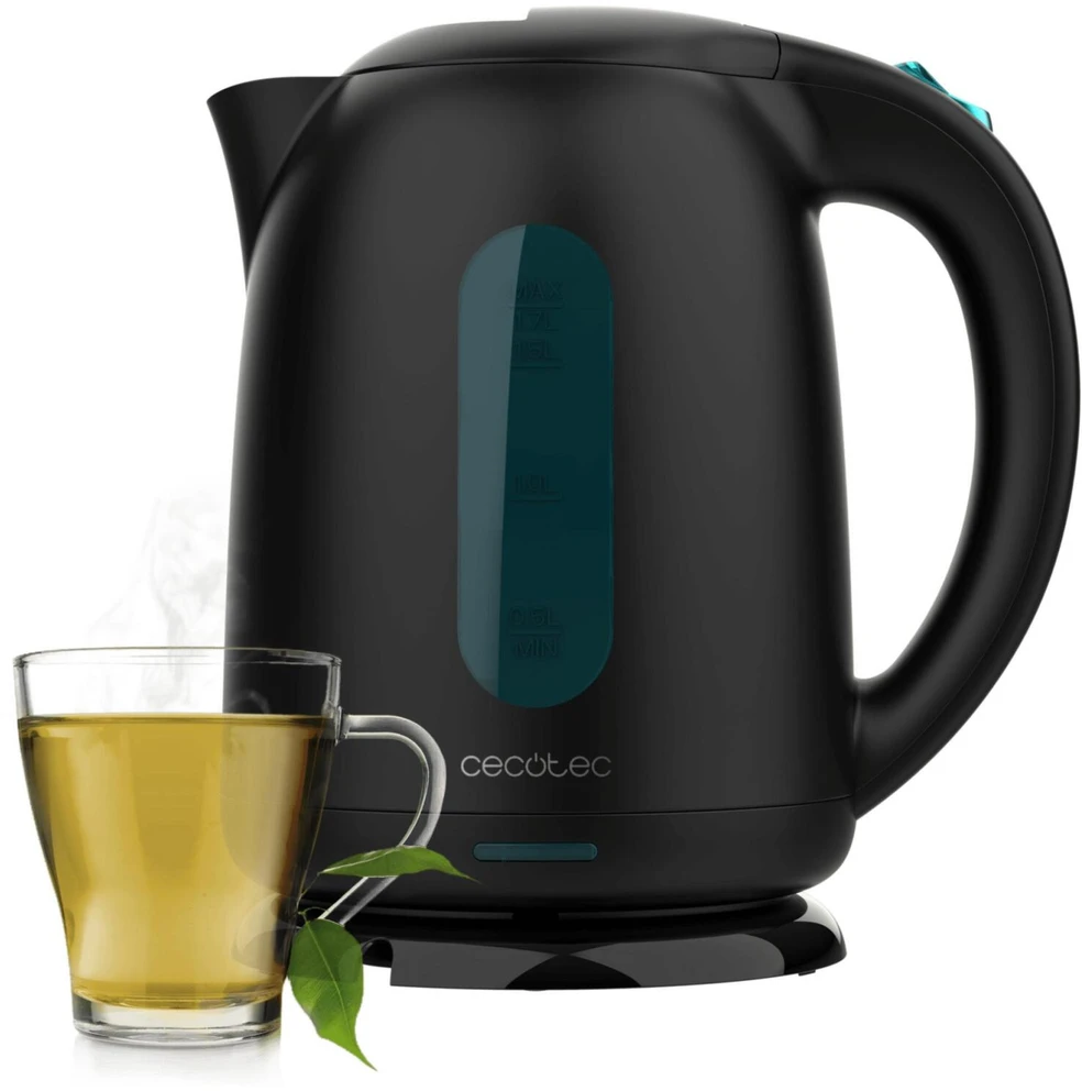 Cecotec Thermosense 180 1857, 2200W, 1.7l, juoda, elektrinis virdulys, virdulys, virdulys