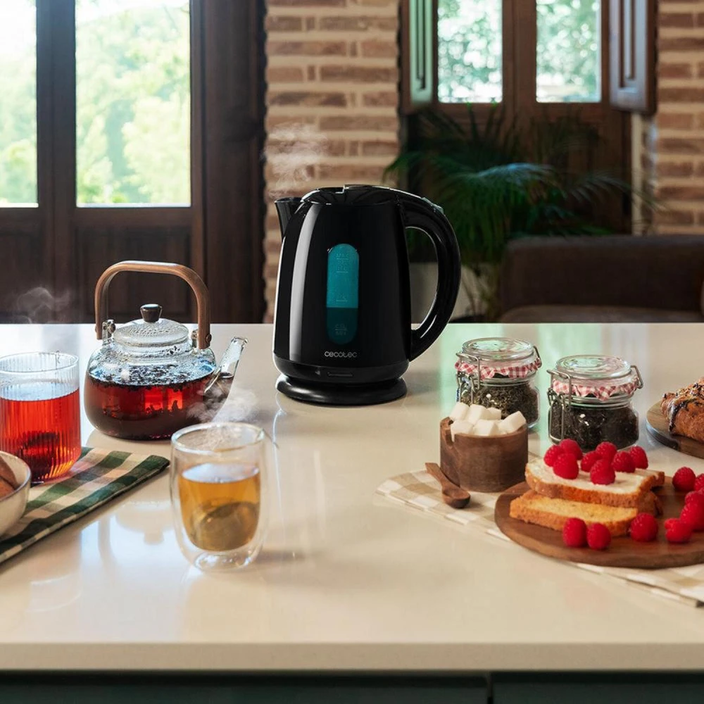 Cecotec Thermosense 180 1857, 2200W, 1.7l, juoda, elektrinis virdulys, virdulys, virdulys