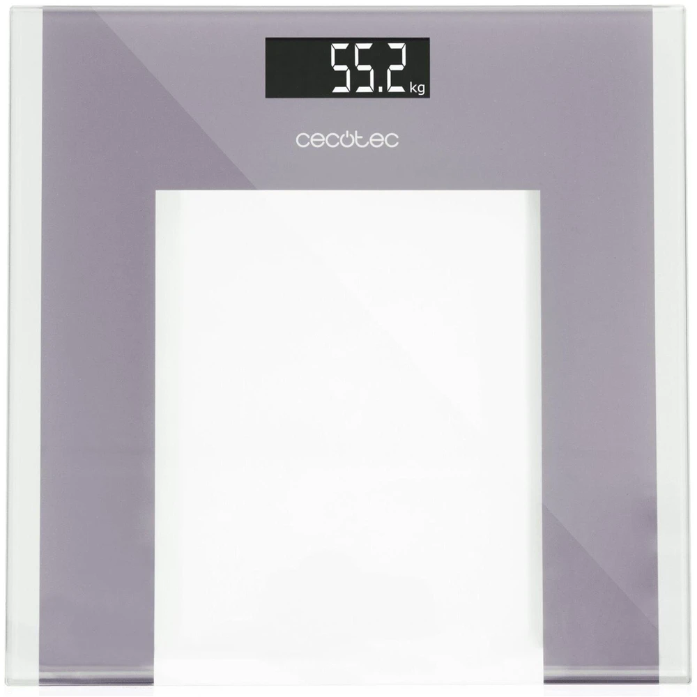 Svarstyklės Cecotec Bathroom Scales | Surface Precision Healthy | Maximum weight (capacity) 180 | Pilkas/Transparent