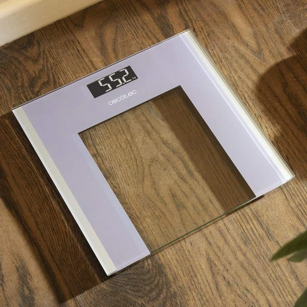 Svarstyklės Cecotec Bathroom Scales | Surface Precision Healthy | Maximum weight (capacity) 180 | Pilkas/Transparent