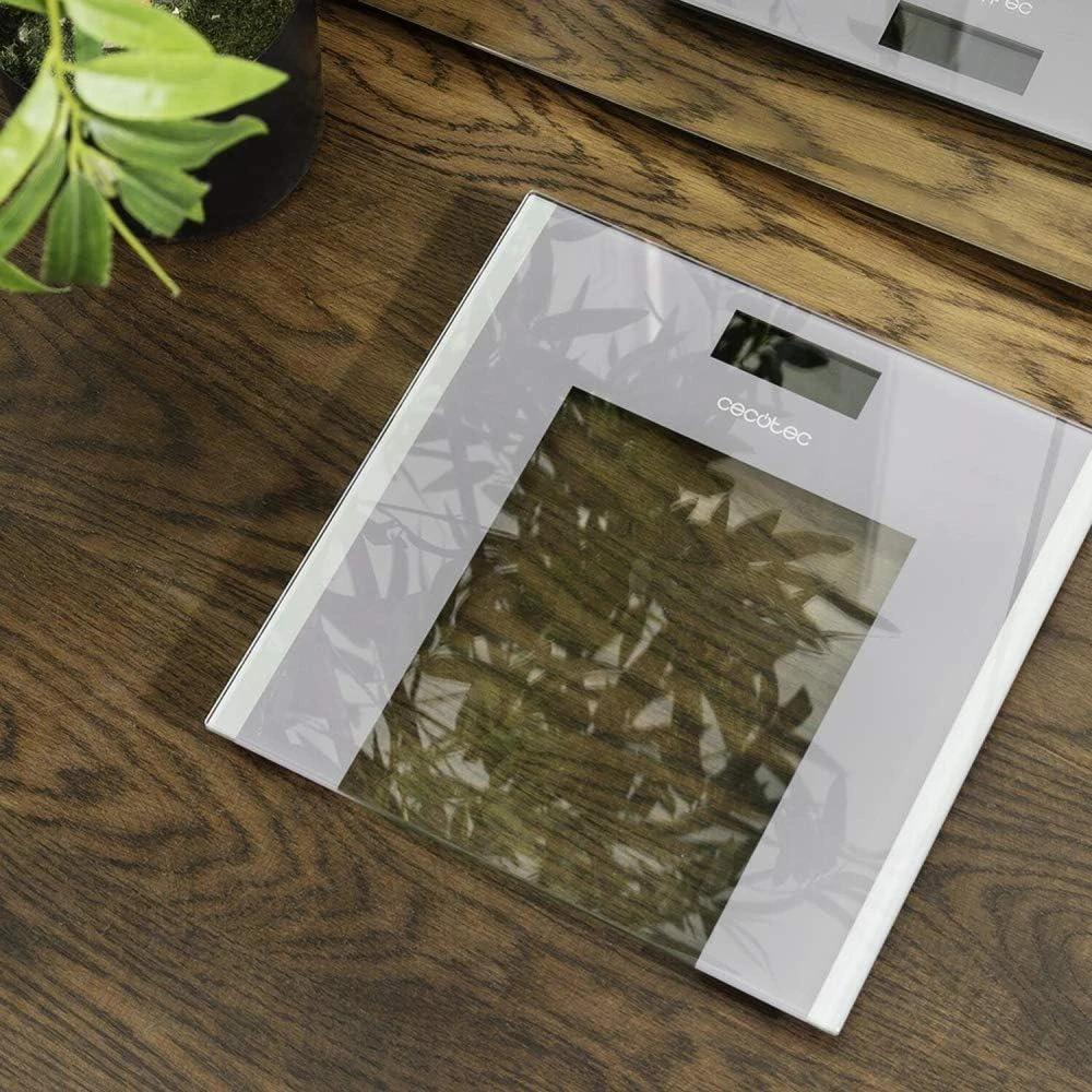 Svarstyklės Cecotec Bathroom Scales | Surface Precision Healthy | Maximum weight (capacity) 180 | Pilkas/Transparent
