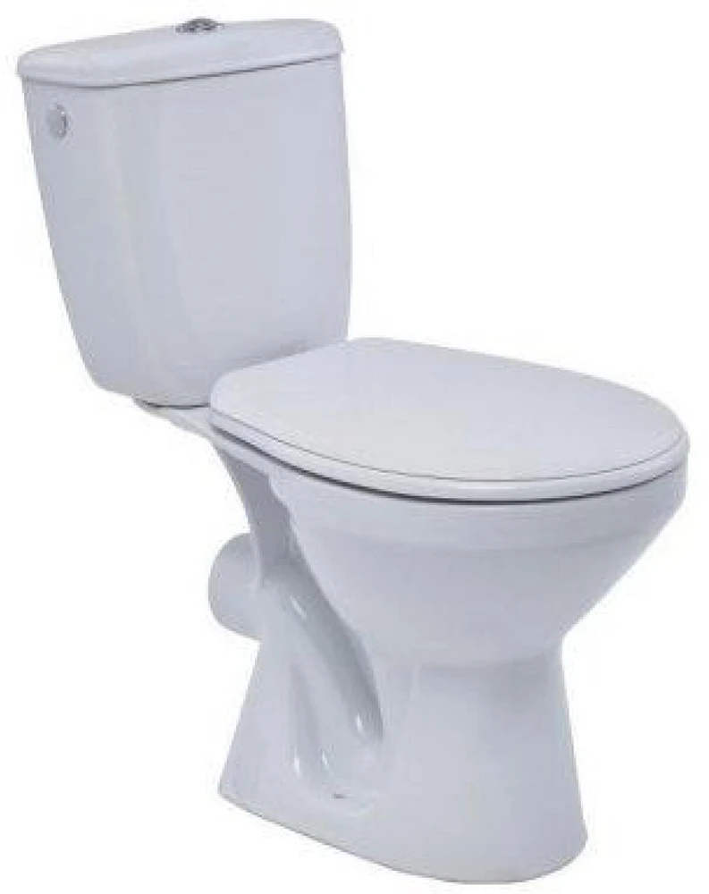 Kompaktiškas WC komplektas Cersanit Mito Pilkas 68,5 cm baltas (5907720680084)