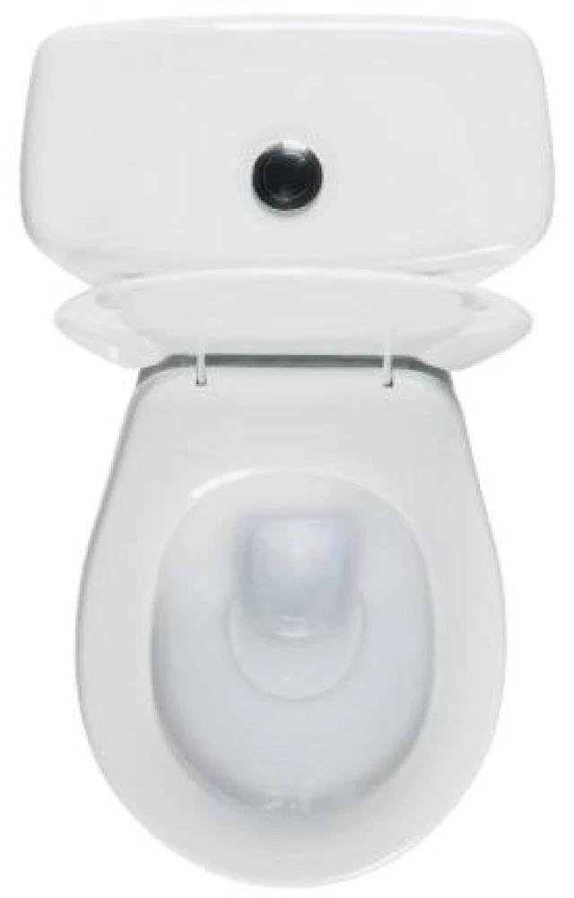 Kompaktiškas WC komplektas Cersanit Mito Pilkas 68,5 cm baltas (5907720680084)
