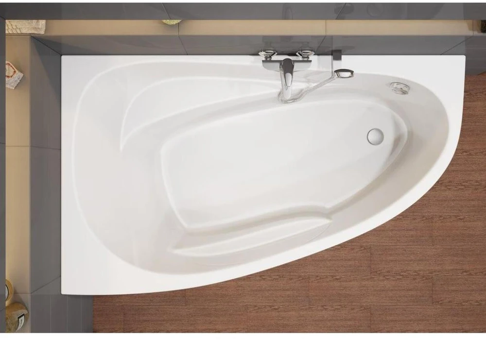 Cersanit Joanna nauja vonia asimetrinis kairysis kampas 150 x 95 cm (S301-167)