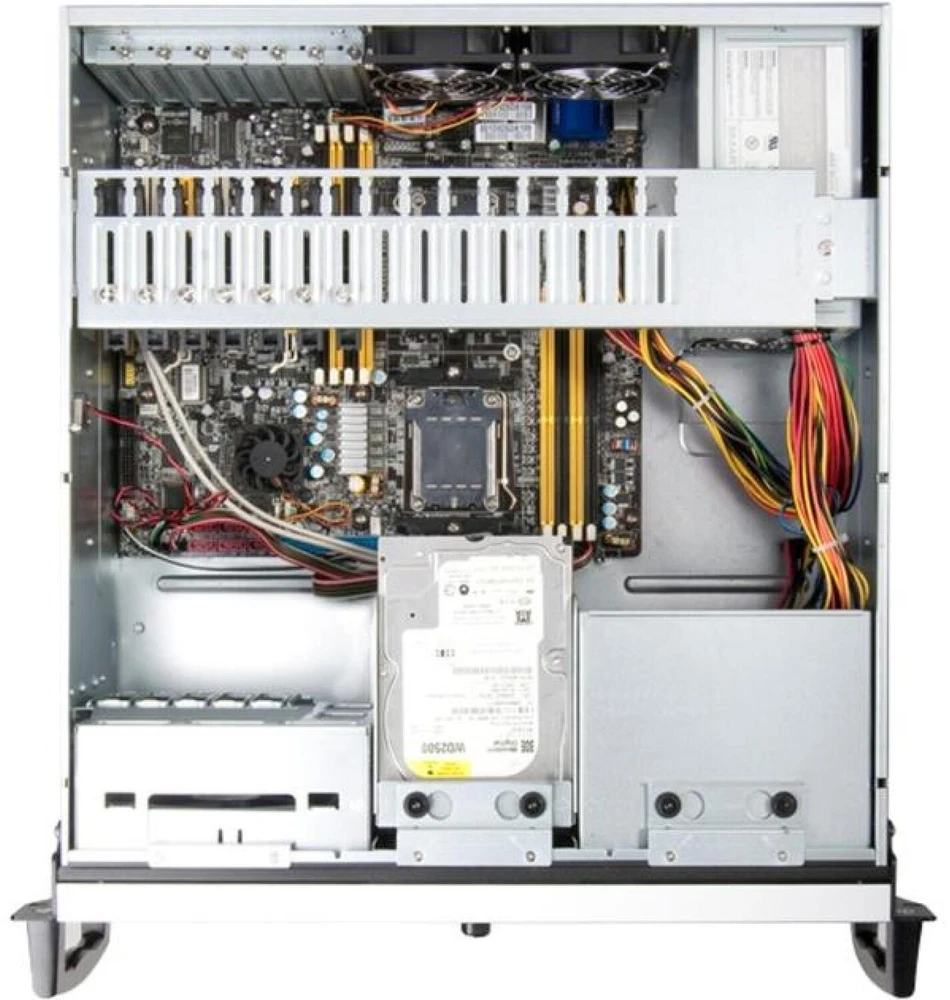 Chenbro RM42300, Rack-case - juodas/sidabrinis, USB 3.0