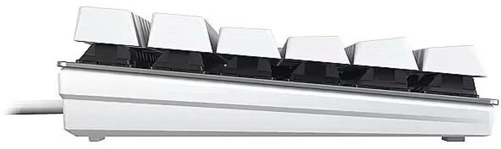 Cherry Klaviatūra KC 200 MX MX2A SILENT Raudonas [DE] baltas/sidabrinis MX2A SILENT Raudonas Switch