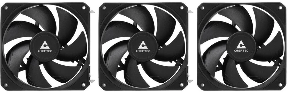 Procesoriaus Aušintuvas - Chieftec CLC-360-VRM-BLK 360 mm AIO Juodas