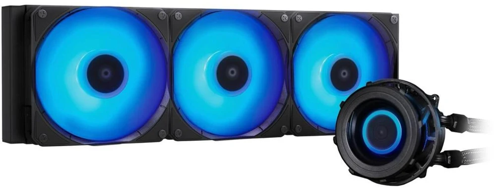 Procesoriaus Aušintuvas - Chieftec CLC-360-VRM-RGB 360 mm RGB Juodas