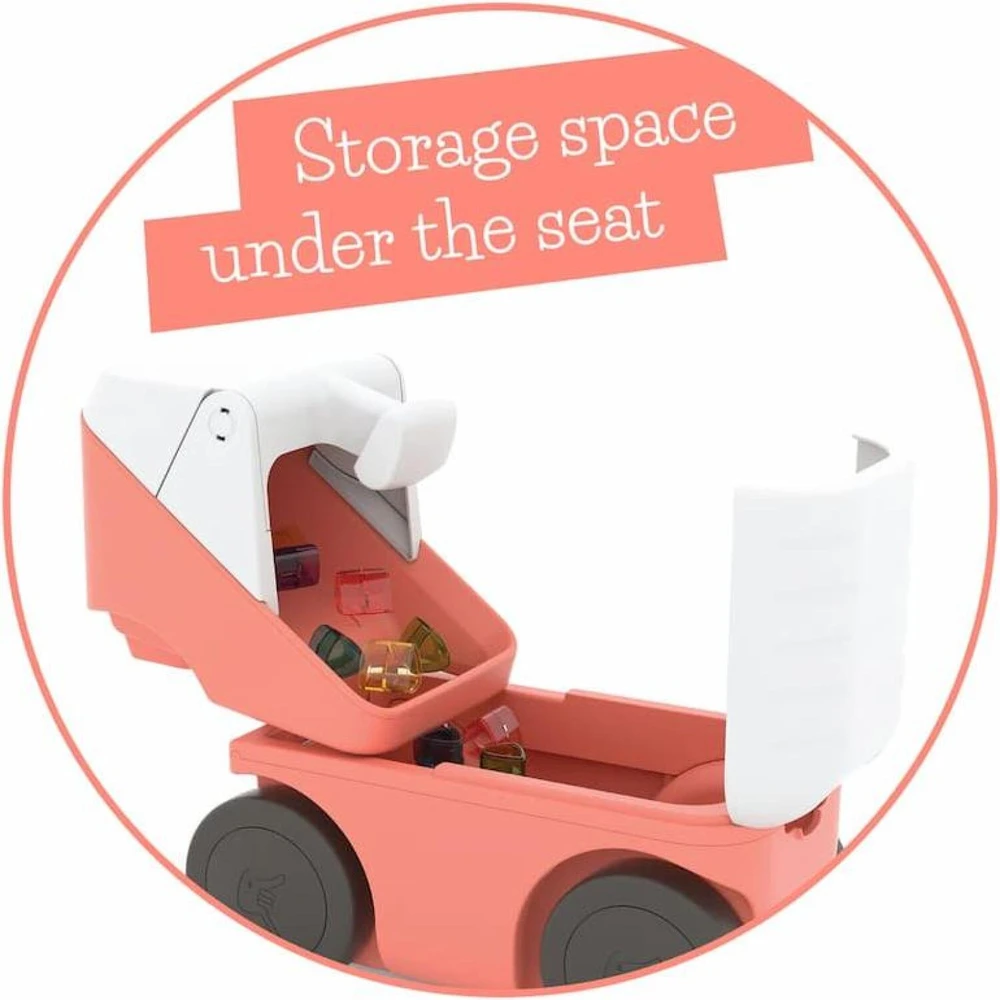 Chillafish Blockie dviratis flamingo rausvas nuo 1 iki 3 metų CPBL01FLA