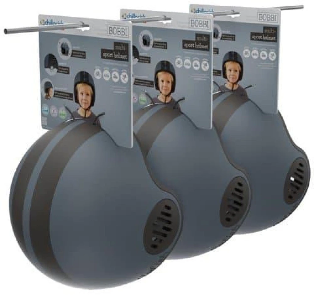 Chillafish Kask Chillafish Bobbi šalmas vaikams nuo 4 iki 8 metų, pilkas, S dydis CPHLS02GRE
