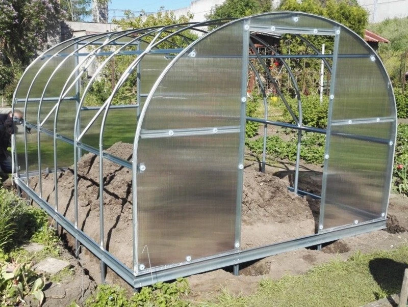 Cits Meistro Kodas Šiltnamis Arkinis KLASIKA 3x12 m (36 m2) 6 mm danga