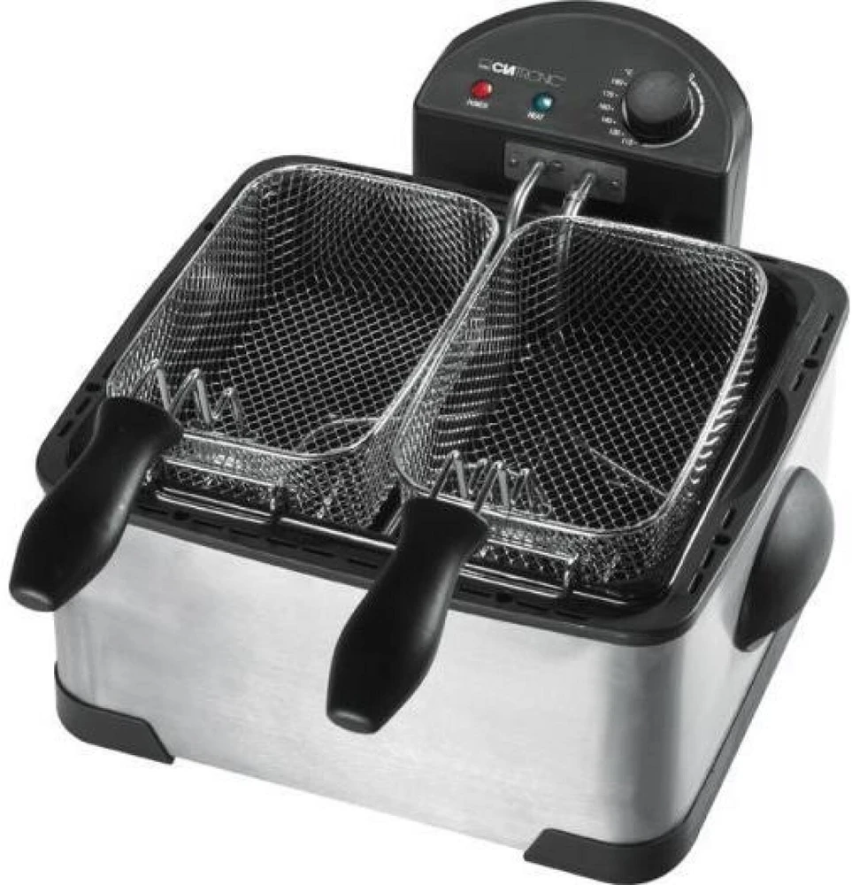 Gruzdintuvė Keptuvė Clatronic FR 3195 (4 l, 2000 W, inox spalvos)