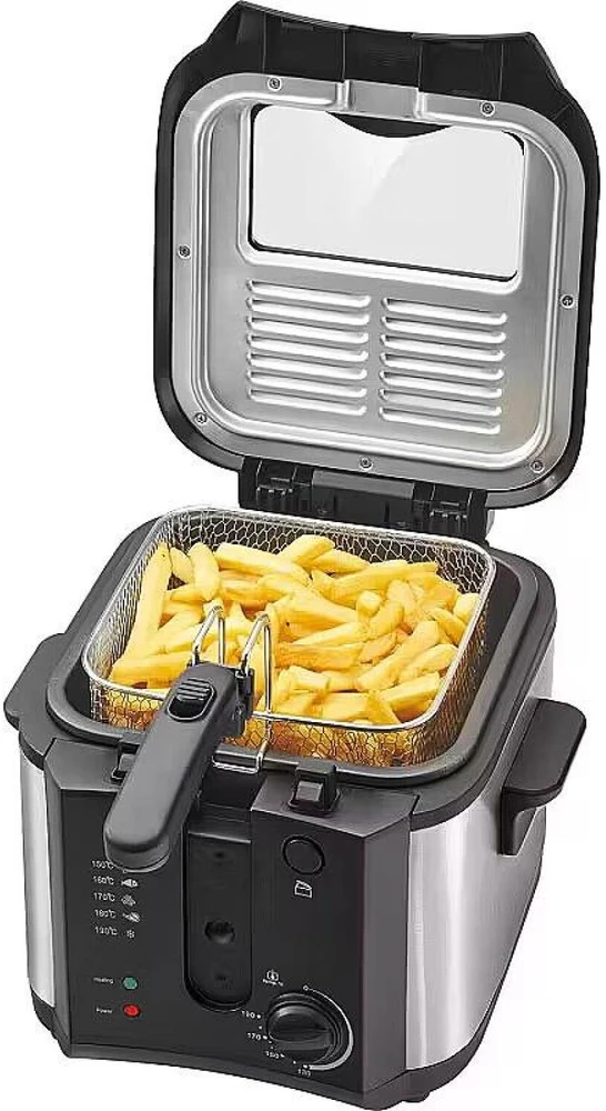 Gruzdintuvė Fryer Clatronic FR 3649 (2,5 l, 1600W, juodos spalvos)