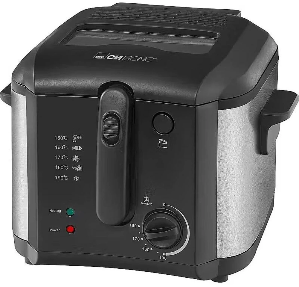 Gruzdintuvė Fryer Clatronic FR 3649 (2,5 l, 1600W, juodos spalvos)