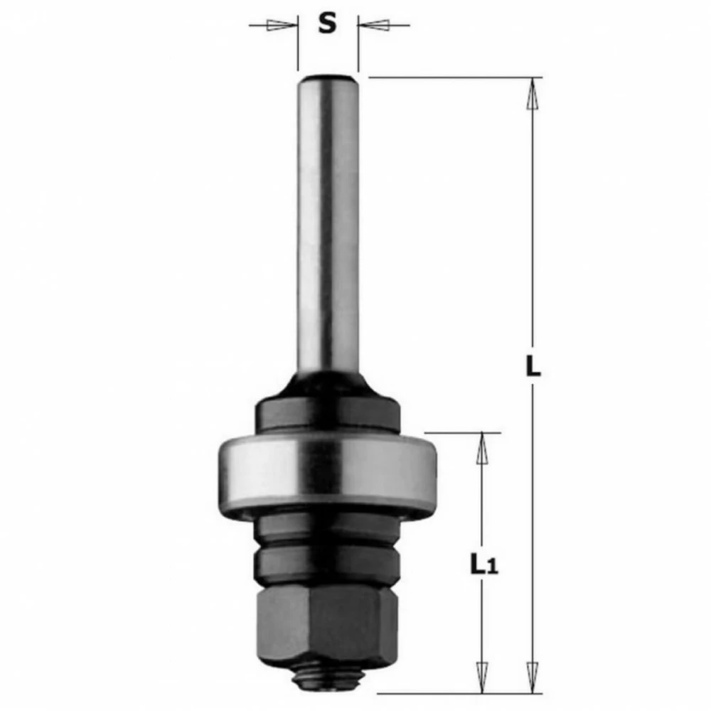 Frezos kotas CMT 924.080.10; S=8 mm; L=61 mm; su guoliu