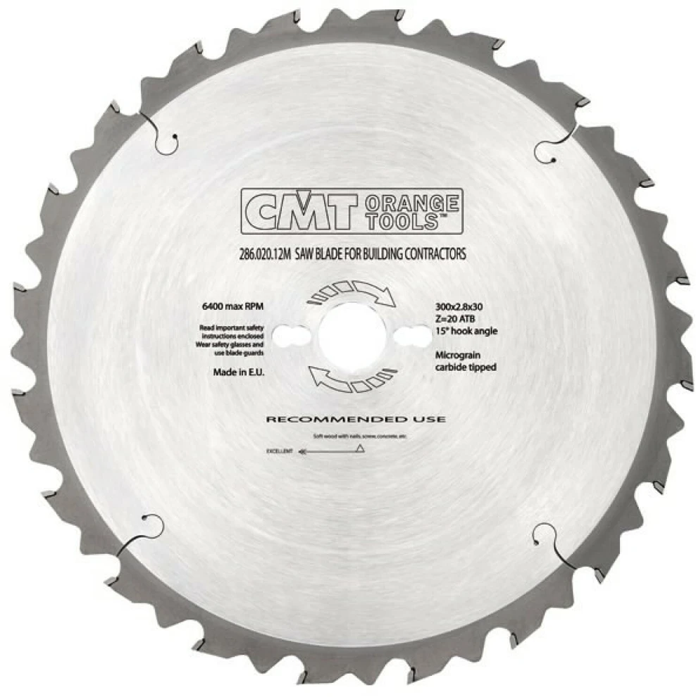 Pjovimo diskas medienai CMT 286; 400x3,2x30; Z28; 15°