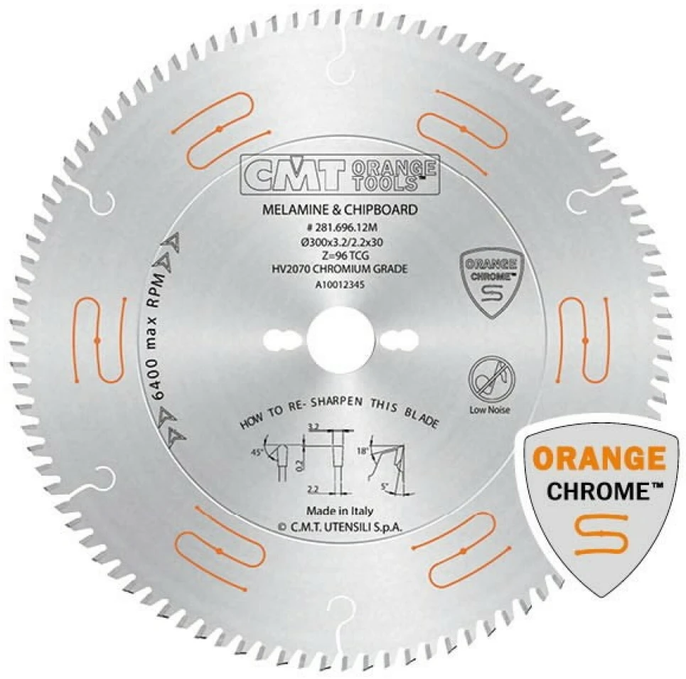 Diskas pjovimo 300x3.2/2.2x30 Z96 HM (CHROME), CMT