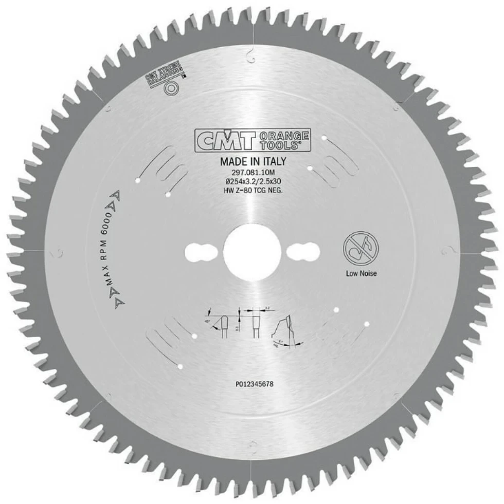 Diskas pjovimo 260x2,8x30 Z80 HM, CMT