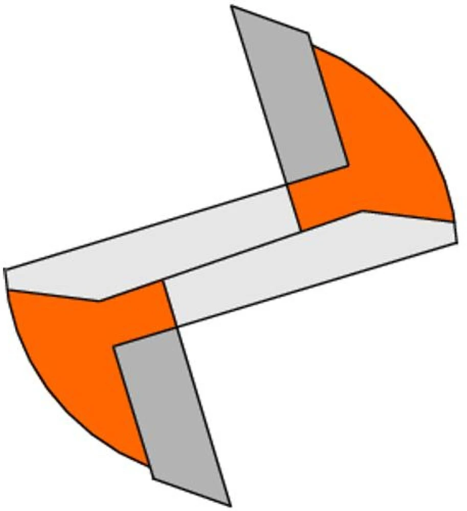 Tiesi pirštinė freza CMT; S=6 mm; D=4 mm
