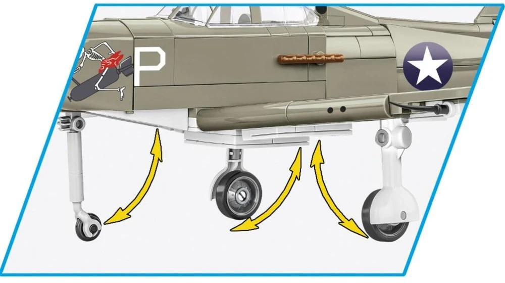 COBI HC II WWII BELL P-39D Airacobra 361 kl 5746