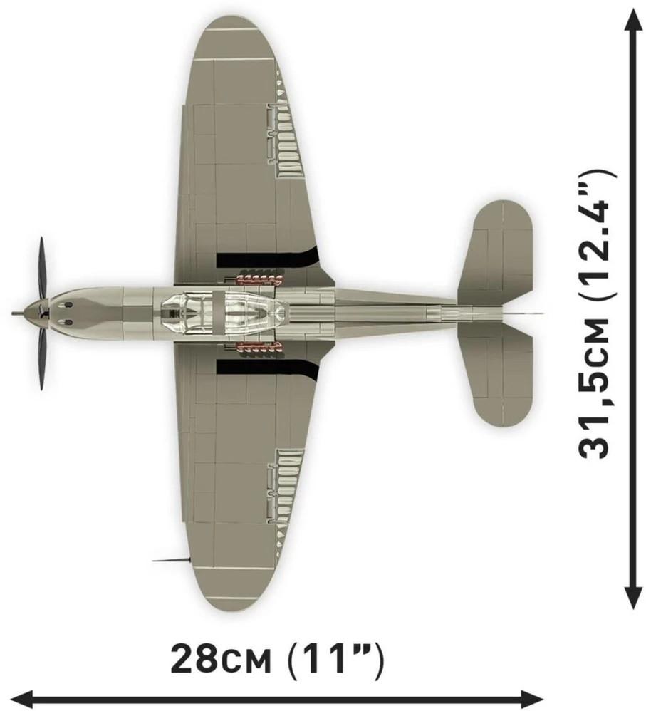 COBI HC II WWII BELL P-39D Airacobra 361 kl 5746