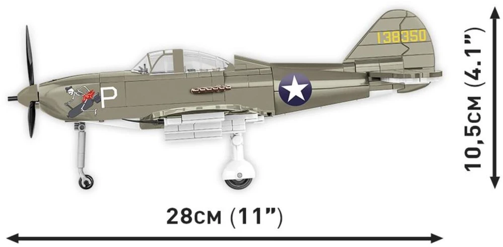 COBI HC II WWII BELL P-39D Airacobra 361 kl 5746