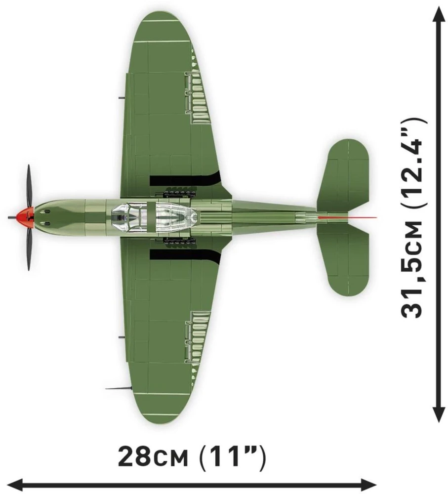 Cobi 5747 Historical Collection Wwii Bell P-39q Airacobra