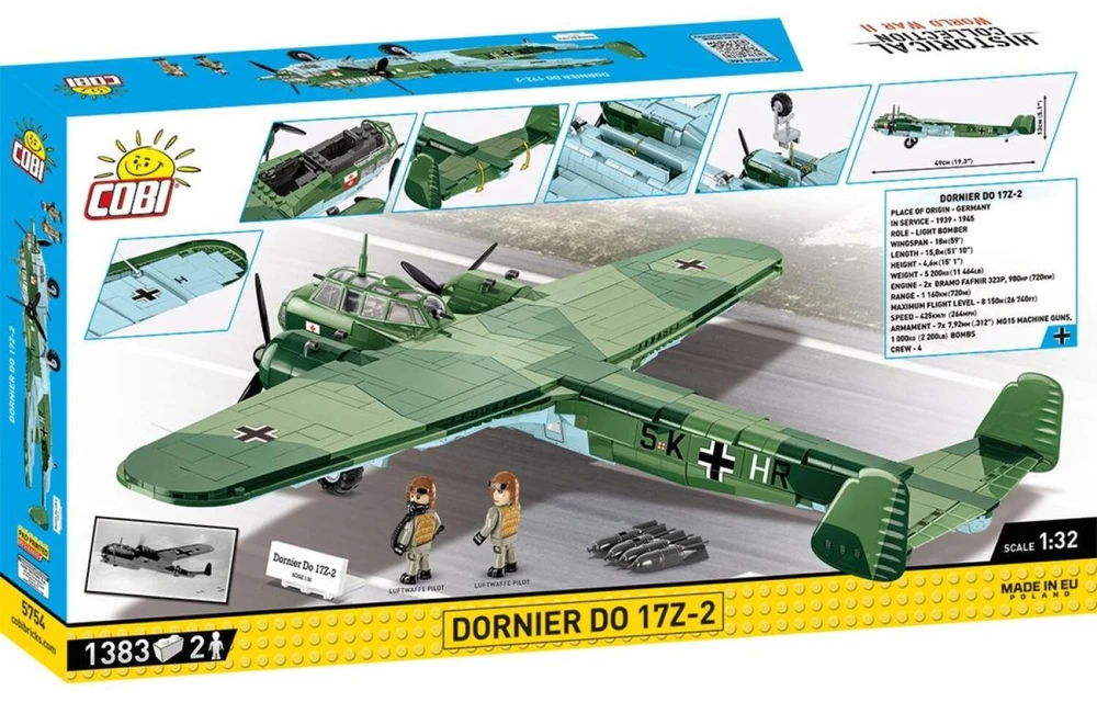 Cobi Klocki Dornier Do 17Z-2 1383