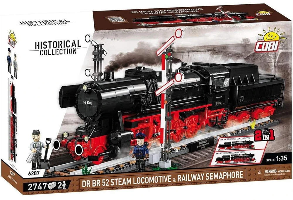 Cobi Historical Collection DR BR 52 Steam locomotive...