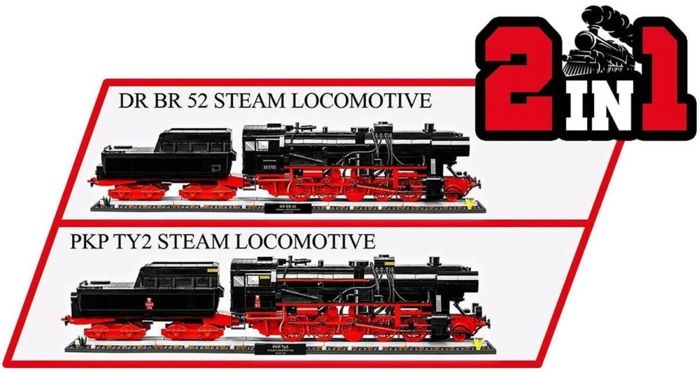 Cobi Historical Collection DR BR 52 Steam locomotive...