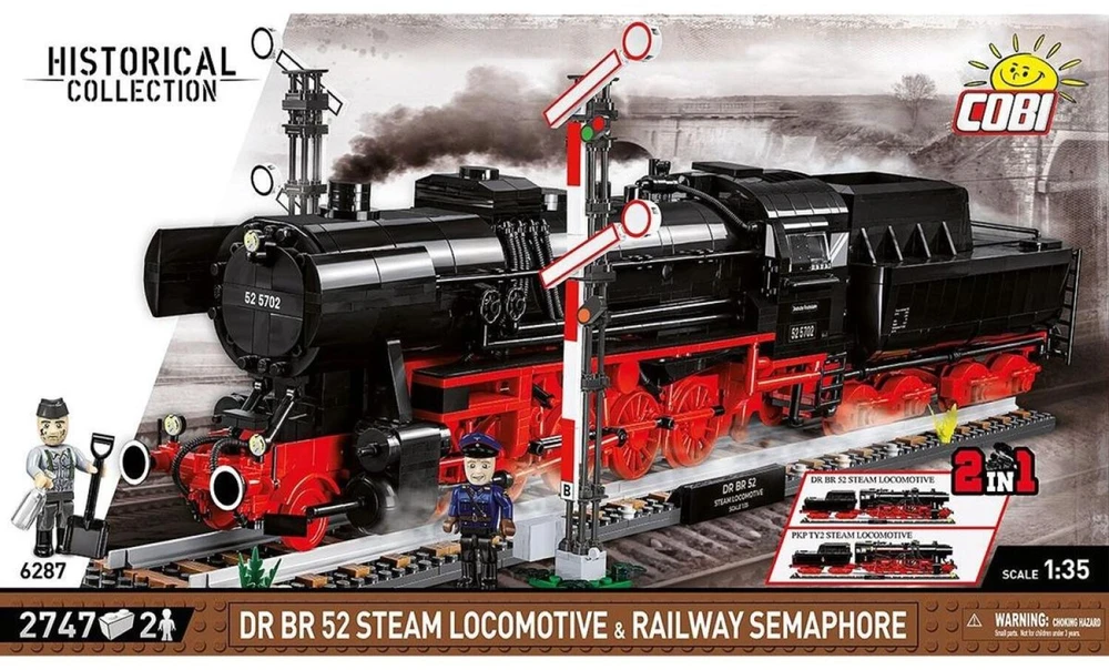 Cobi Historical Collection DR BR 52 Steam locomotive...