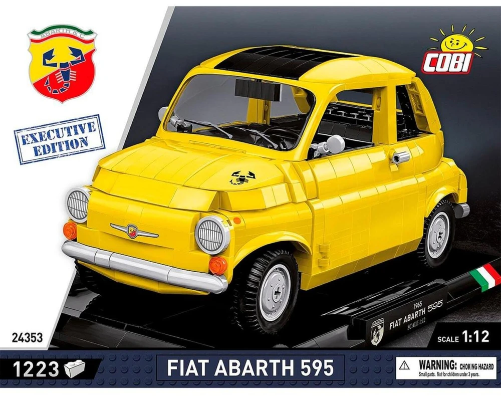 Cobi COBI Fiat 500 Abarth Executive Edition, statybinis žaislas (mastas: 1:12)