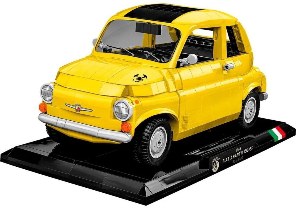 Cobi COBI Fiat 500 Abarth Executive Edition, statybinis žaislas (mastas: 1:12)