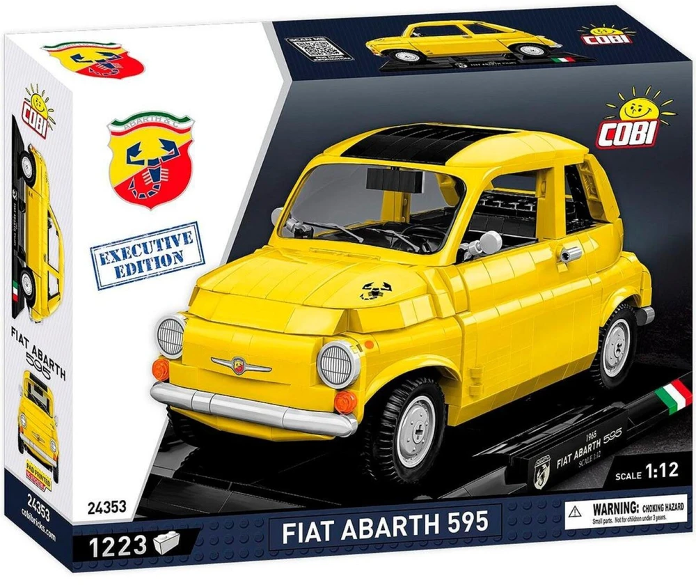 Cobi COBI Fiat 500 Abarth Executive Edition, statybinis žaislas (mastas: 1:12)