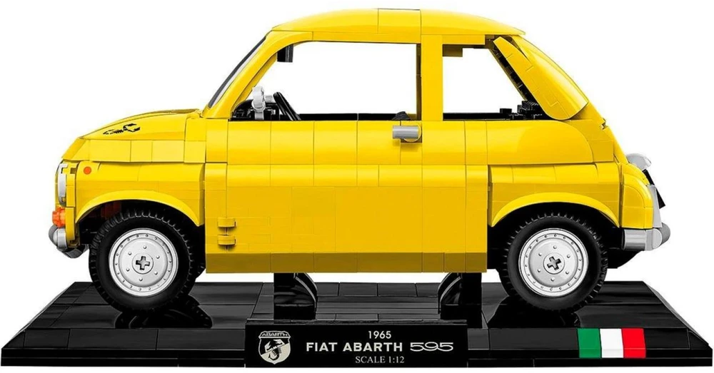 Cobi COBI Fiat 500 Abarth Executive Edition, statybinis žaislas (mastas: 1:12)