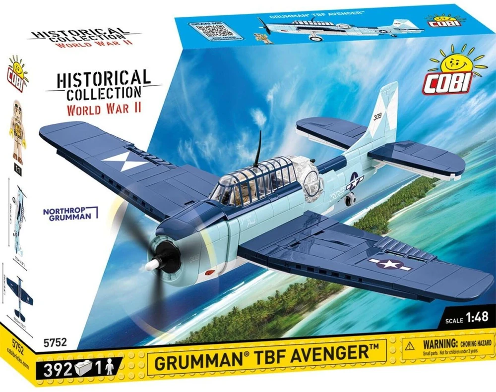 Cobi COBI 5752 Historical Collection WWII Grumman TBF Avenger 392 klocki