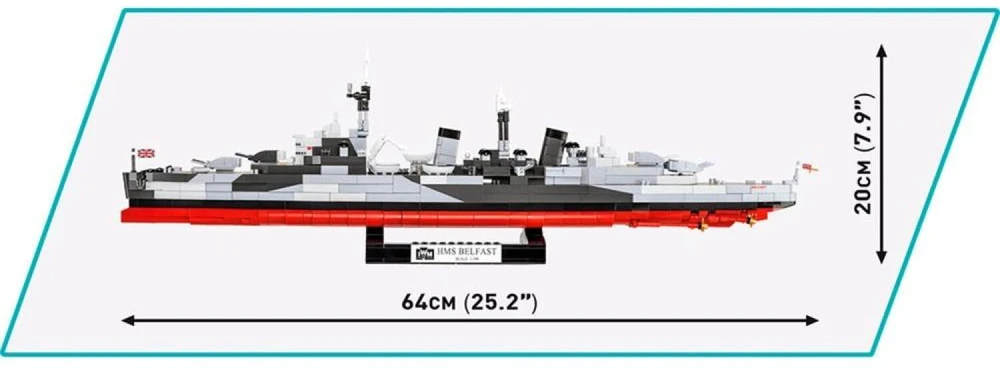 Cobi HC II pasaulinio karo laivas HMS Belfast
