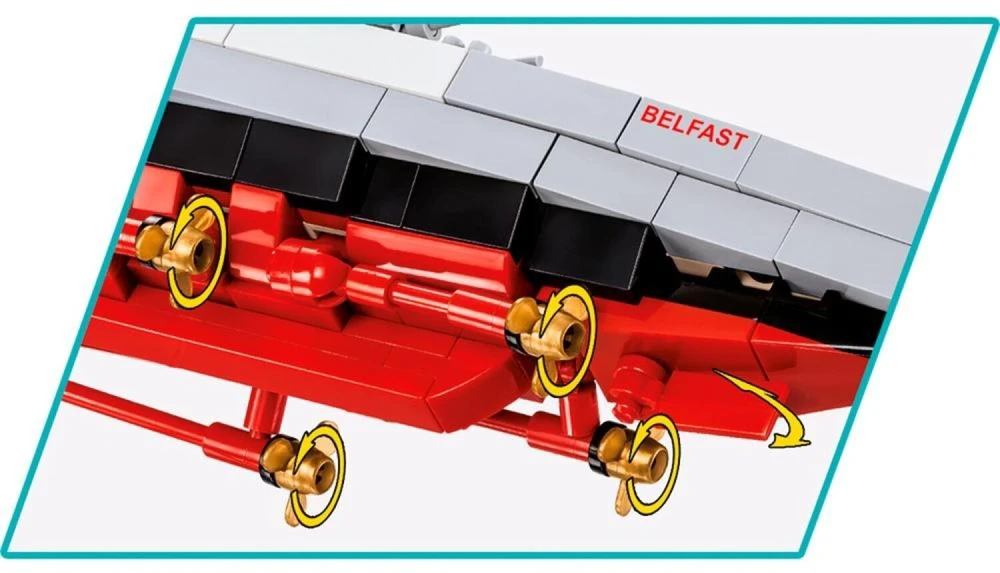 Cobi HC II pasaulinio karo laivas HMS Belfast