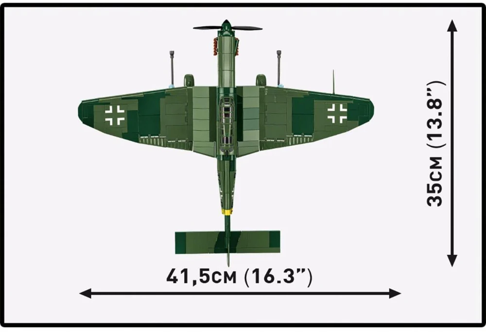 Cobi Klocki Junkers ju 87g-2 stuka 571 blokai